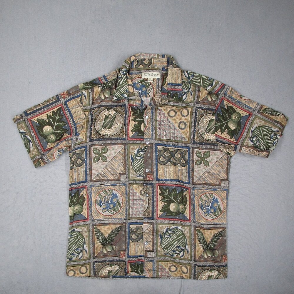 Vintage Tori Richard Hawaiian Shirt Mens XL Multicolored Cotton Lawn Button Up